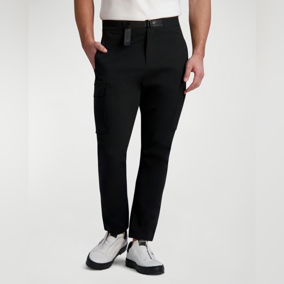 Karl Lagerfeld Other - Karl Lagerfeld Paris Men's Cargo Pants with Logo Belt Black